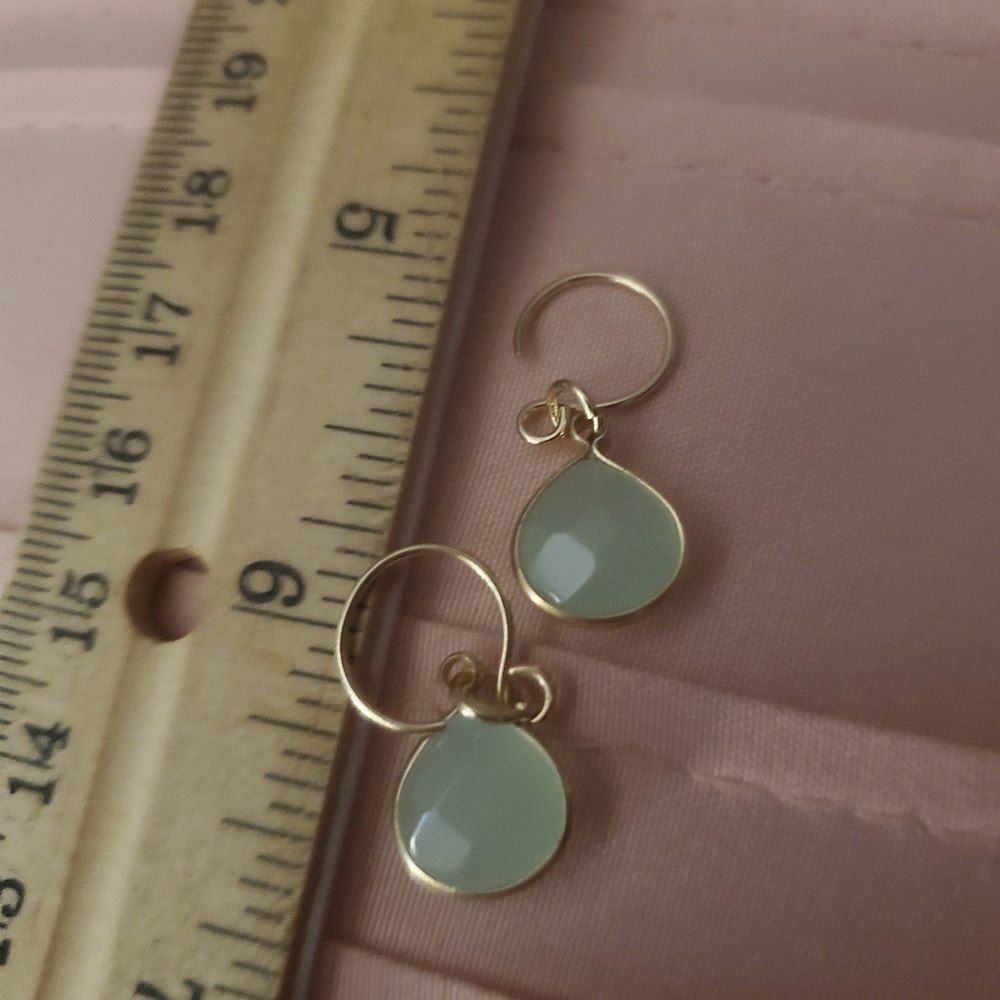 Bezel gemstone with 925 sterling gold dipped